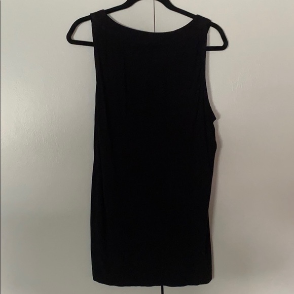 Josephine Chaus Black sleeveless top. Size XL - Picture 2 of 4
